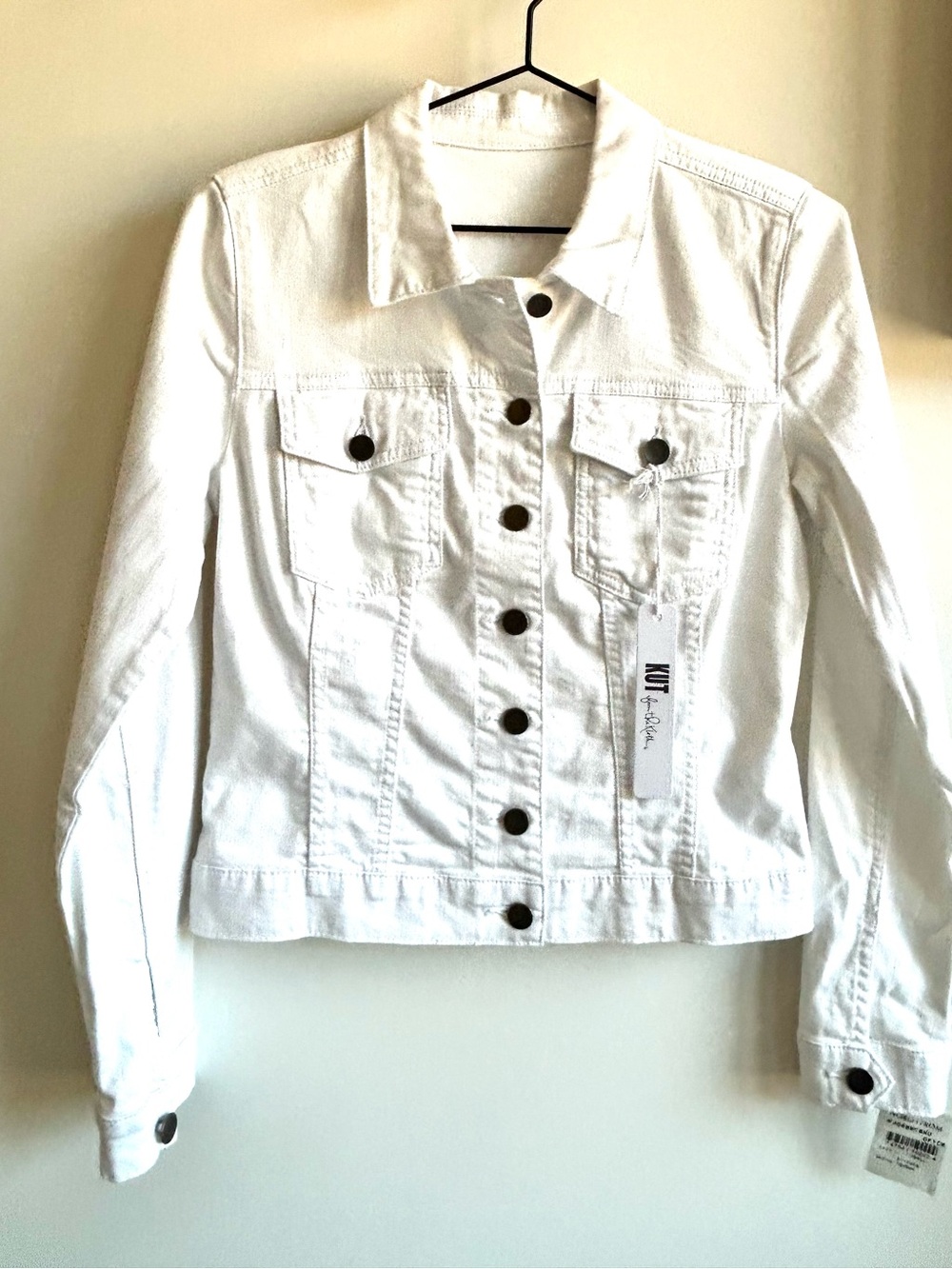 Kut from the Kloth White Helena Denim Jacket